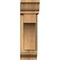 Ekena Millwork Westlake Traditional Rough Sawn Bracket w/ Offset Brace, Western Red Cedar, 6"W x 16"D x 20"H BKT0604X16X20WTL01RWR - alternate 2